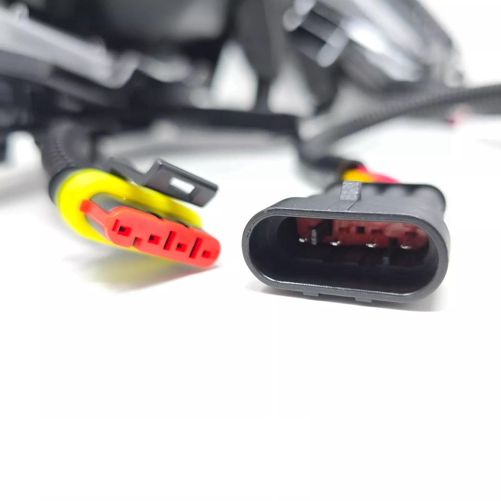 Dual Color LED DRL Signal Fog Light Kit For 2019-2025 Toyota Rav4 LE XLE Hybrid SE XSE with Bezel Wire & Daytime Running Light Amber Turn Signal Light