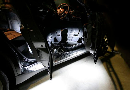 2x White 18-SMD LED Side Door Courtesy Lights For 2011-2018 Porsche Cayenne 92A