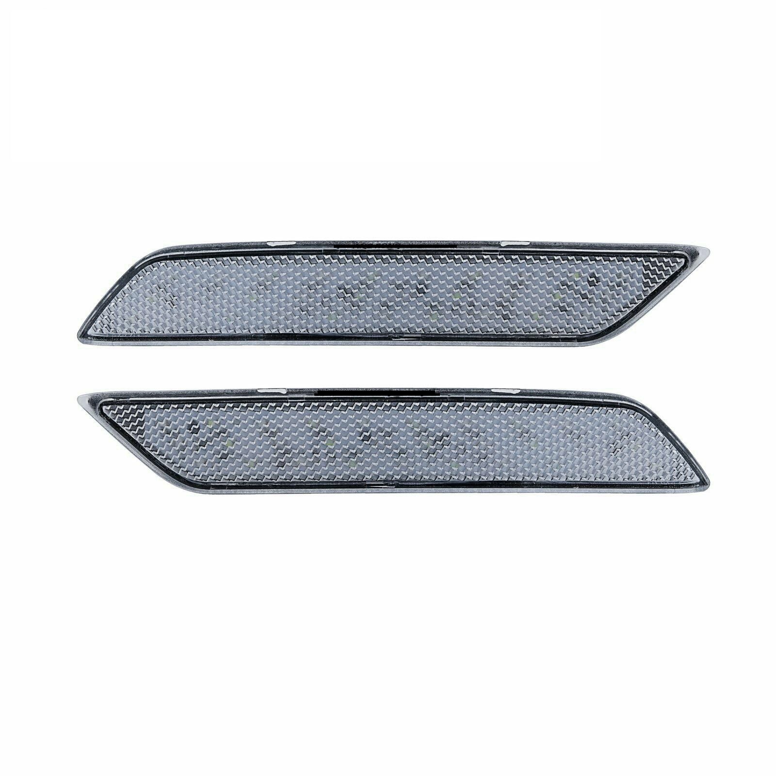 2x Clear Len LED Rear Bumper Reflector Brake Lights For 13-15 Honda Civic Sedan/4DR Only OEM#33505TR0A51, 33505-TR0-A51/33555-TR0-A51, 33555TR0A51