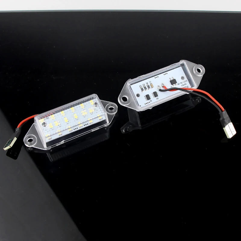 2x White 6000K 18-SMD LED License Plate Lights For Mitsubishi Lancer Evolution X