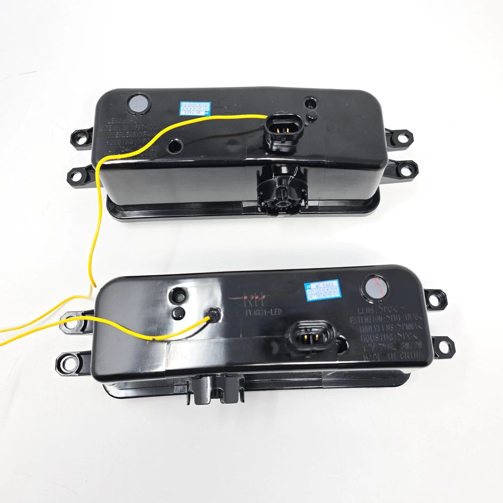 Clear Lens LED Fog Light Kit For 2024-2025 Toyota Tacoma with Wires Switch Relay Dual-Colors With Additional Signal Light Function