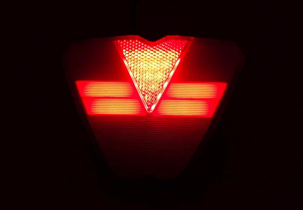 F1 Style Hitch Cover LED Brake Sequential Signal Light 2" Receiver Red Reflector Tow Truck Universal 4-in-1 Function - Sequential Signal/Brake/Reverse/Runing Light