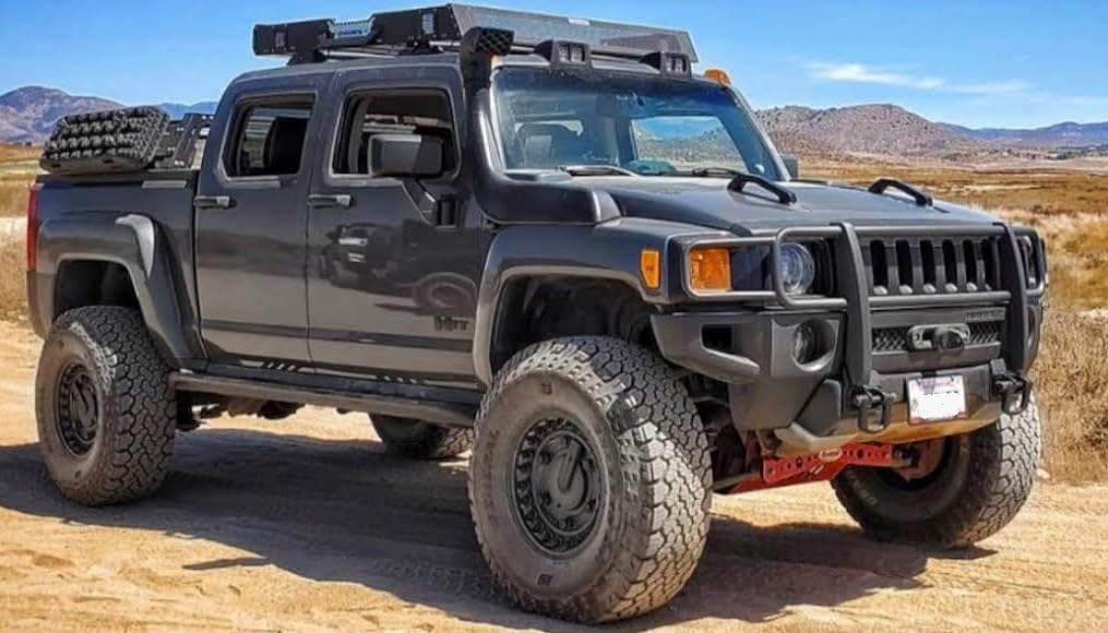 Air Snorkel Kit For 2006-2010 Hummer H3 H3T Rolling Head 3.7L I5 5.3L V8 Offroad
