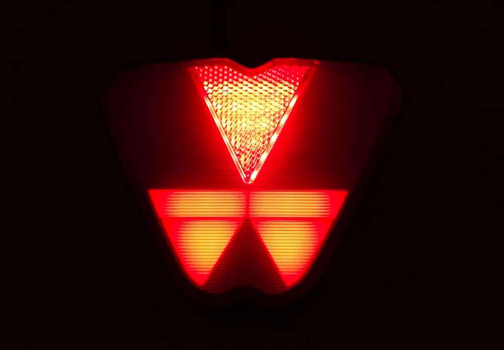F1 Style Hitch Cover LED Brake Sequential Signal Light 2" Receiver Red Reflector Tow Truck Universal 4-in-1 Function - Sequential Signal/Brake/Reverse/Runing Light