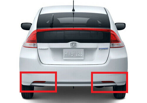 Clear Lens LED Bumper Reflectors For Honda CR-Z CR-V Insight taillight brake lights OEM#HO1185103, HO1184103, 33505SLJ013, 33555SLJ013, 13461865