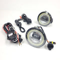 Clear Lens LED Fog Driving Lights Kit Halo For 2007-2014 Chevy Suburban Tahoe with Wires Switch
