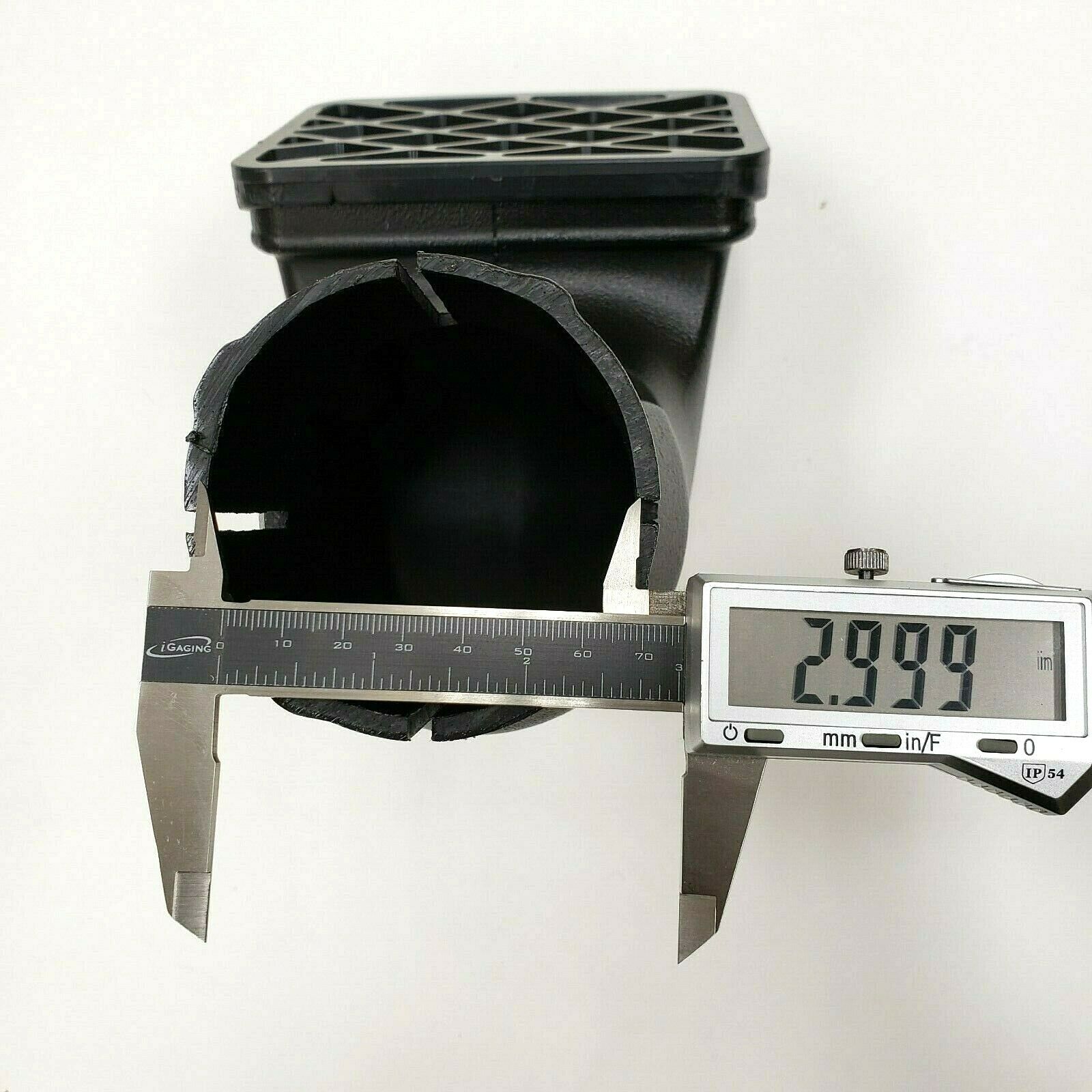 Universal Fit Ram Inlet Intake Snorkel Head 3" Inner Diameter Off Road 4x4 New