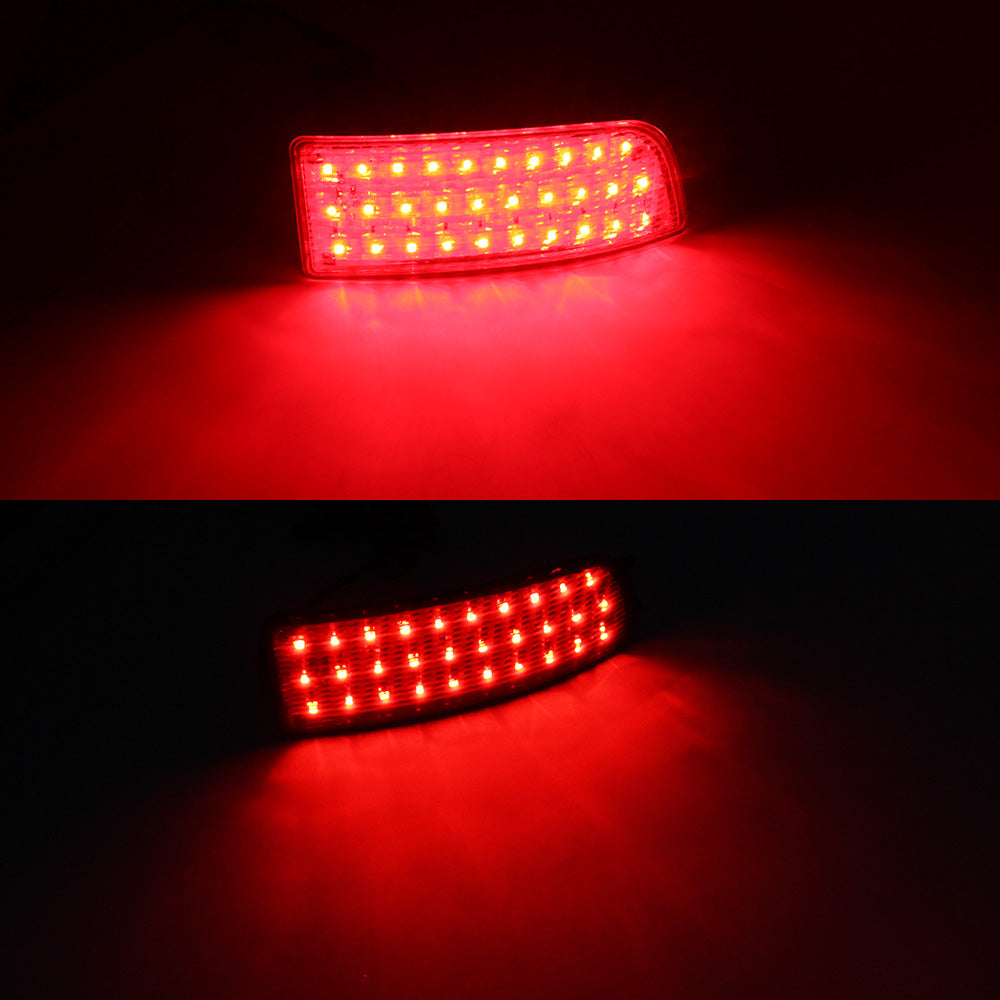 For 2007-2018 Mercedes Sprinter W906 Red Lens LED Rear Bumper Stop Brake Lights OEM#2E0945105A 2E0945105 68012886AA 68012887AA , A9068260140 A9068260040 9068260140 9068260040