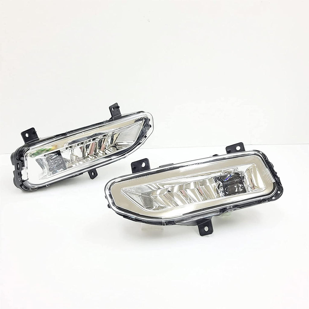 Clear Lens LED Fog Lights Kit For 2017-2018 Nissan Versa Note Hatchback  with Wires Switch Relay 6000K White OEM#261558995A, 261508995A,NI2592139, NI2593139 ﻿