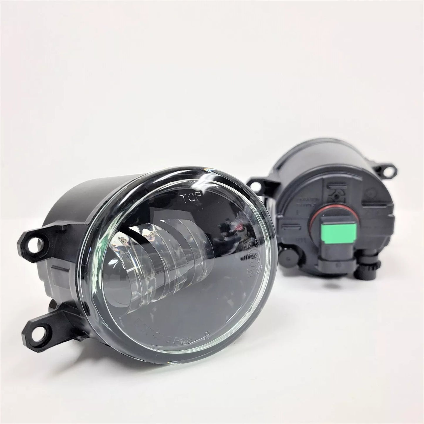 Clear Lens LED Fog Light Assembly With White Color LED DRL / Amber LED Signal Kit For 2014-2016 Highlander Switch Bezel Wire Kit Upgrade
