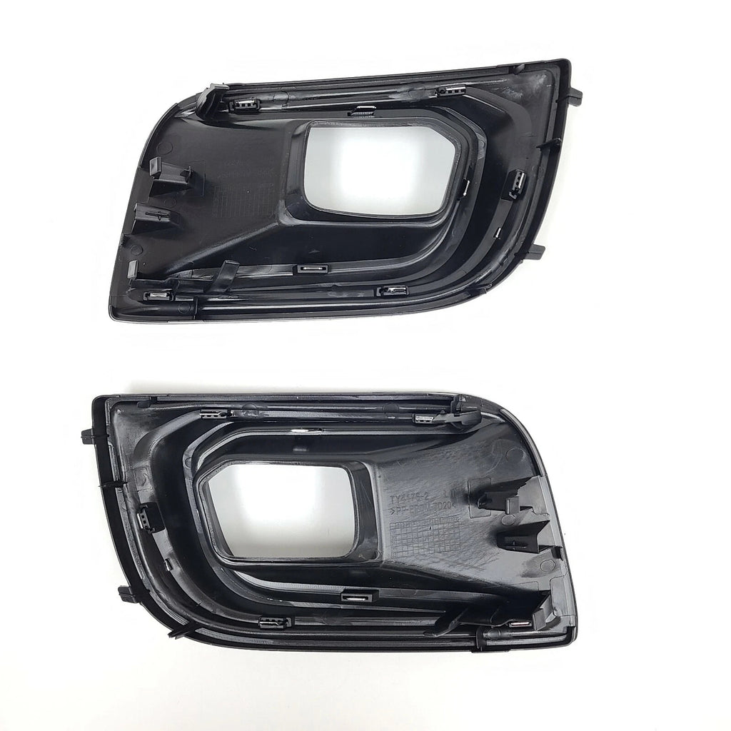 Clear Lens LED Fog Driving Lights Kit For 2018-2022 Toyota Sequoia Chrome Bezel Wire Harness Switch Kit Assembly OEM#81210-0C030 / 81220-0C030 TO2592140 / TO2593140 52030-0C020 / 52040-0C020 TO1038219 / TO1039219