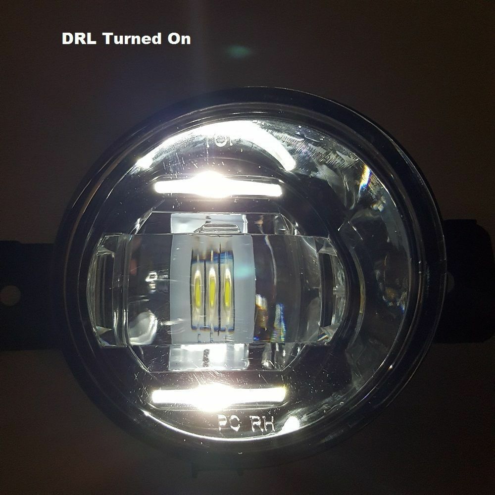 For 2014-2015 Infiniti QX60 2DR Front Bumper Clear Fog Light LED DRL with Wire Switch OEM#261509B91D / 261559B91D, NI2593122 / NI2592122