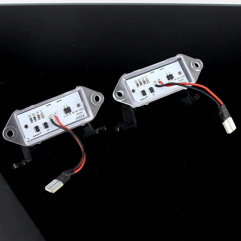 2x White 6000K 18-SMD LED License Plate Lights For Mitsubishi Lancer Evolution X