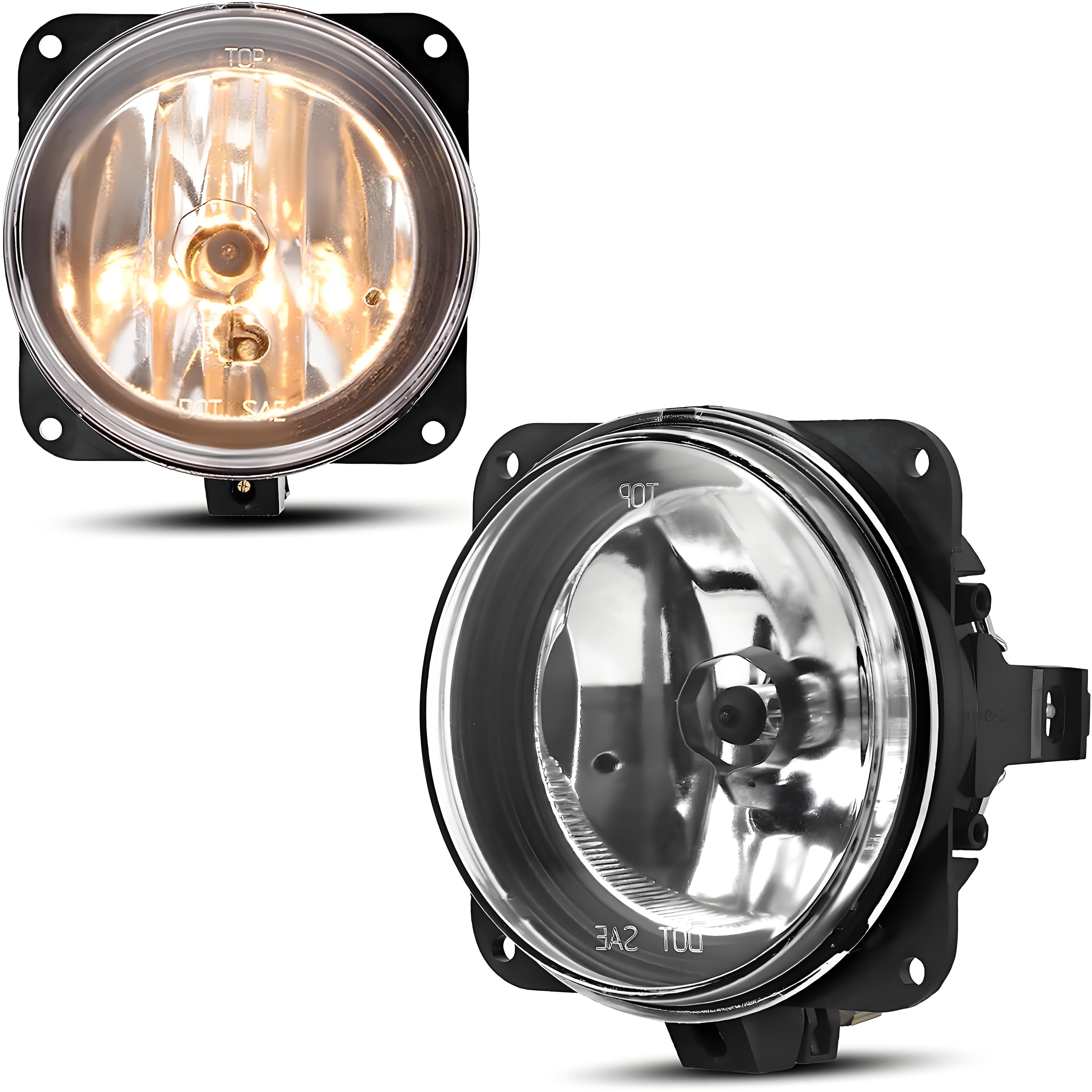 For 2000-2004 Ford F150 F-150 Harley Davidson Clear Lens No Brackets Fog Lights