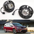Fog Lights  For 2015 2016 2017 2018 2019 Chrysler 300, OE Style Clear Lens Built-In LED Fog Lamps Assembly (Will Not Fit 300 S Model) OE#68228884AC / CH2592153