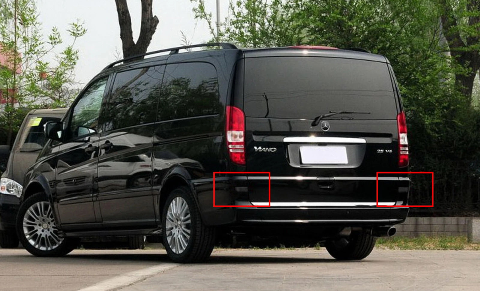 For Mercedes-Benz Viano/Vito W639 Smoke LED Rear Bumper Reflector Brake Lights OEM#A6398260040 A6398260140  A6398260440, A6398260540
