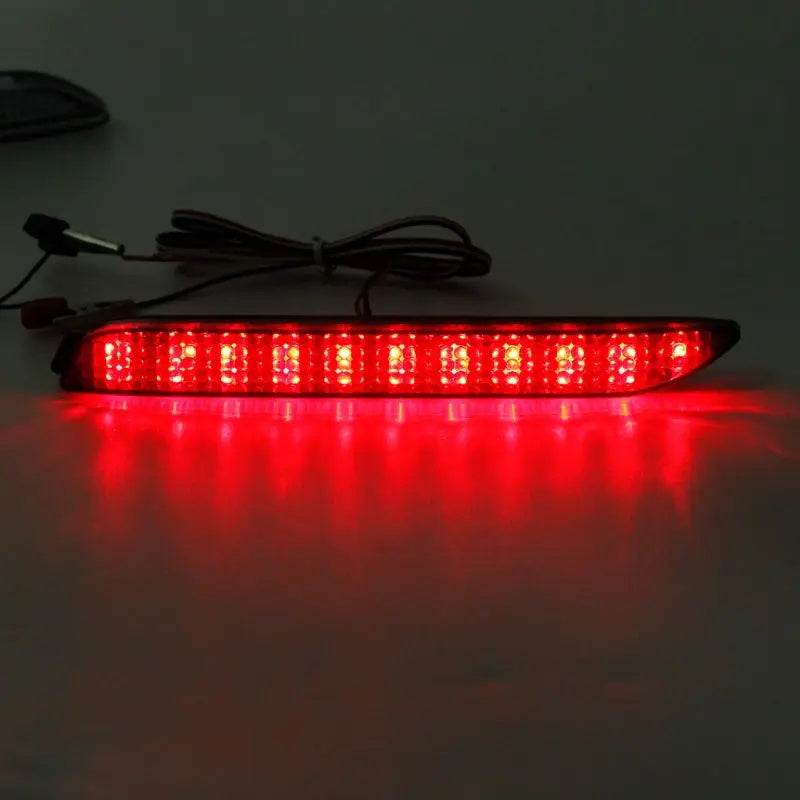 For 2008-2013 Lexus IS F 2x Smoked LENS Bumper Reflector LED Tail Brake Lights