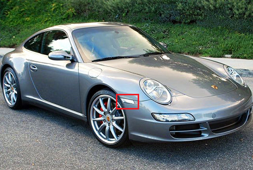 Smoke Lens Amber LED Side Marker Signal Lights For Porsche Boxster/Carrera 911/Cayman  OEM# 98763103302 98763103402 99763103802