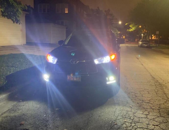 Clear Lens LED Fog Light Assembly With White Color LED DRL / Amber LED Signal Kit For 2014-2016 Highlander Switch Bezel Wire Kit Upgrade