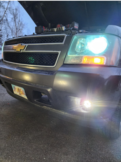 For 2007-2010 Ford Escape Clear Lens LED Fog Driving Lights Lamps Pair（Models built through 12/02/09 Only ）OEM#GM2590104 / 15839896