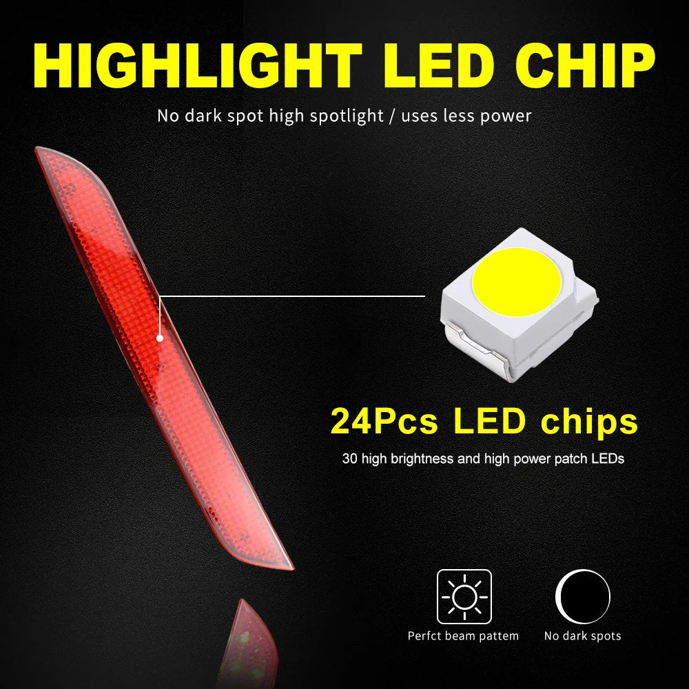 For 2009-2013 BMW 528i 535i 550i Sedan SMD LED Rear Bumper Stop Brake Light Lamp