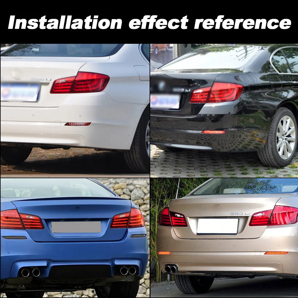 For 2009-2013 BMW 520d 520i 525d 523i 530d 530i 535d Sedan SMD LED Rear Bumper Stop Brake Light Lamp