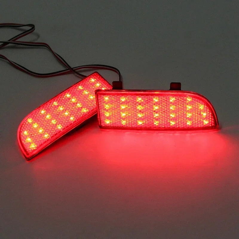 Red Lens LED Rear Bumper Reflector Brake Lights For Mercedes-Benz Viano/Vito W639 OEM#A6398260040, A6398260140, A6398260440, A6398260540