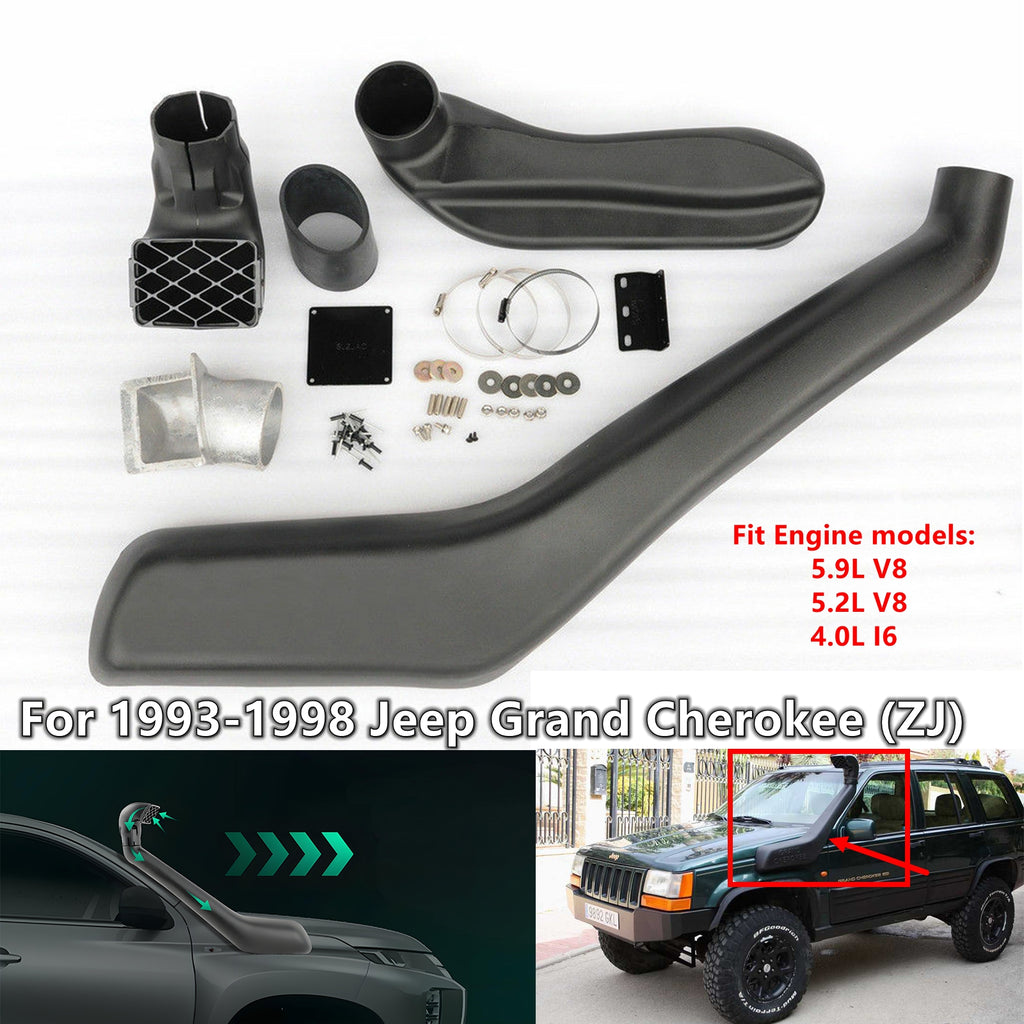 Snorkel Kit For 1993-1998 Jeep Grand Cherokee ZJ Intake Ram 4x4 4x2 Off Road NEW