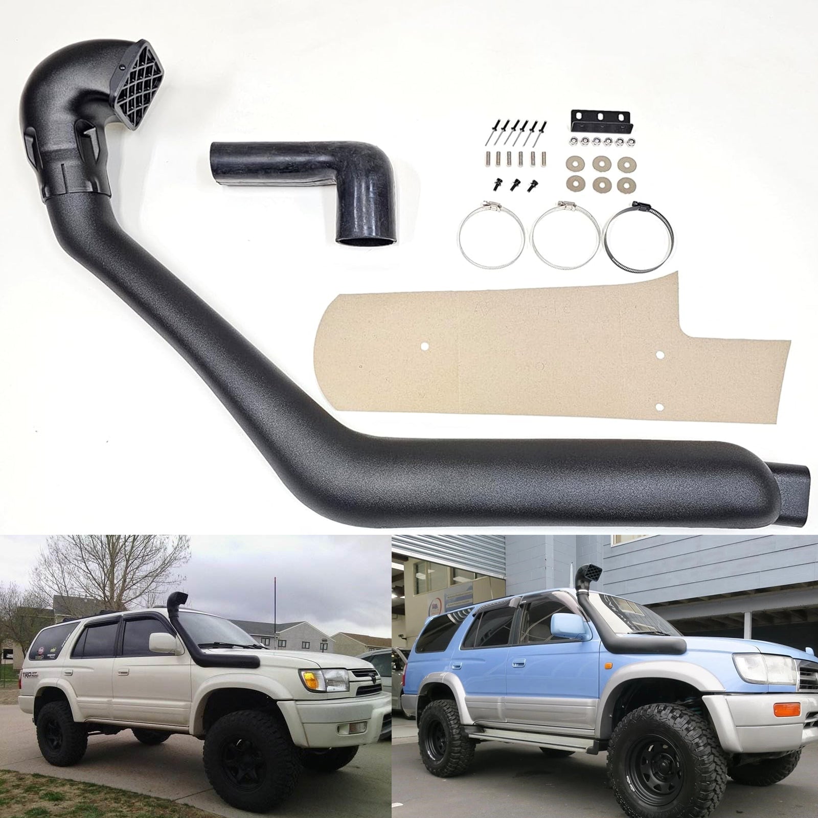 Heavy Duty Snorkel Kit For Toyota 1995-2004 Tacoma 1996-2002 4Runner 5VZ-FE 3.4 Litre V6 Off road