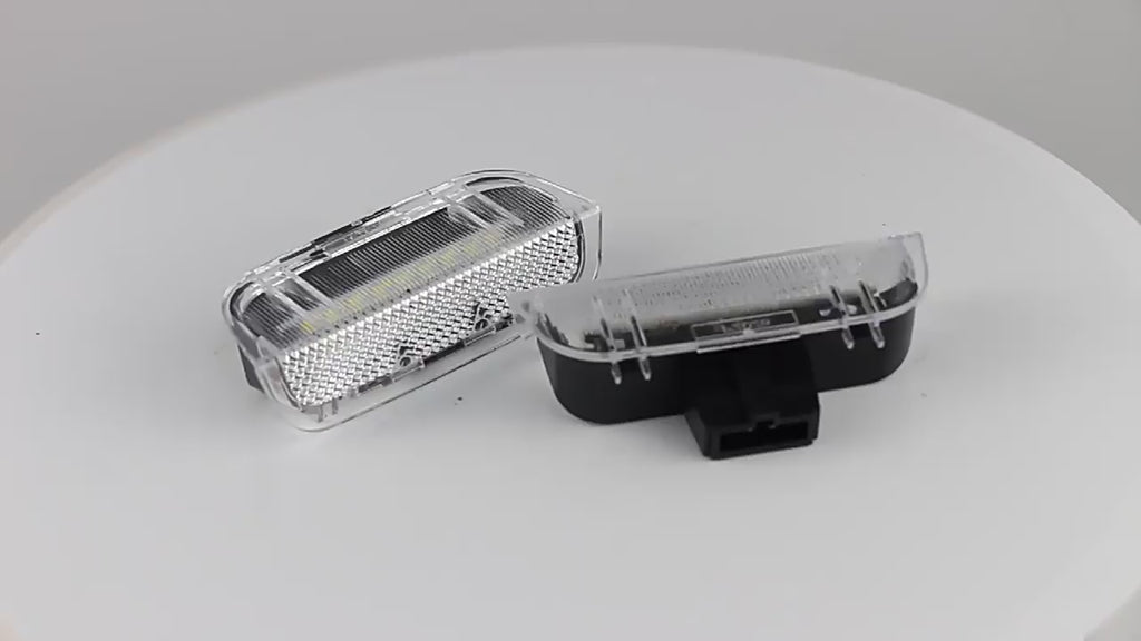 2x White 18-SMD LED Side Door Courtesy Lights For 2011-2018 Porsche Cayenne 92A