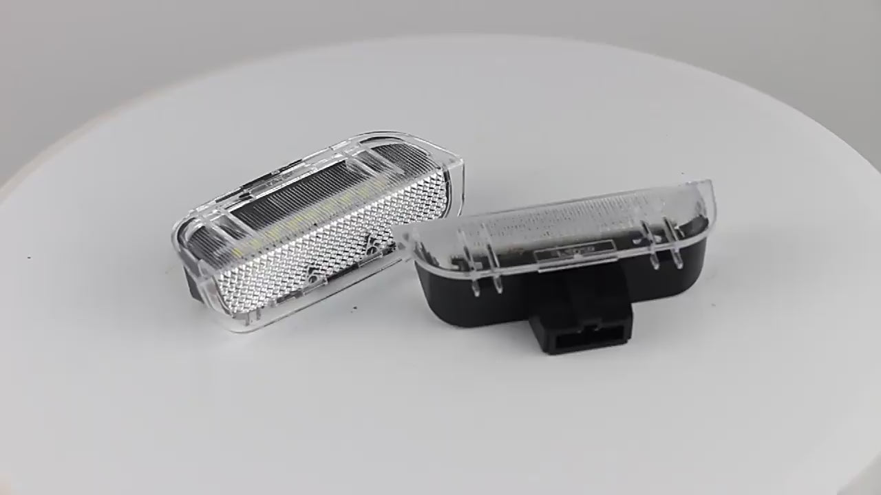 2x White 18-SMD LED Side Door Courtesy Lights For 2011-2018 Porsche Cayenne 92A