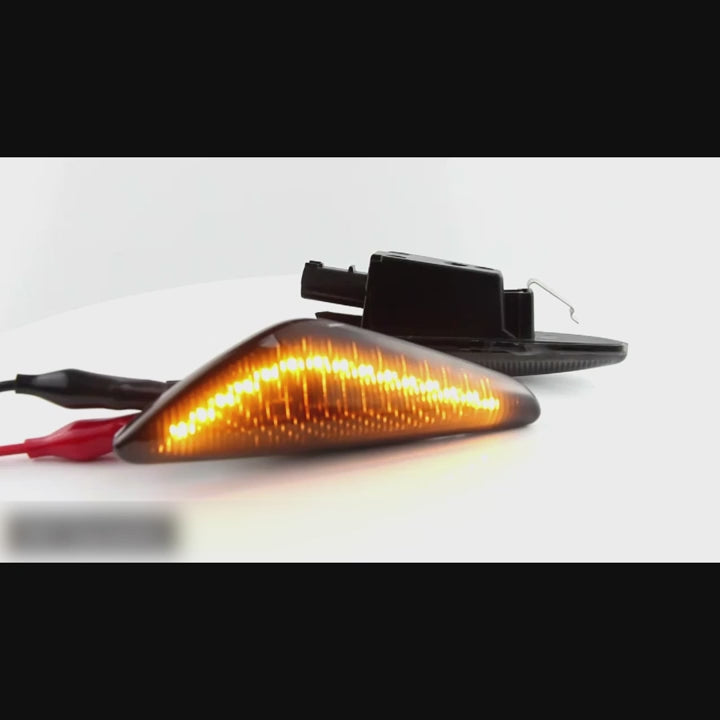 Smoke Lens Amber LED Turn Signal Side Marker Light Lamp For BMW F25 X3 E70 X5 E71/E72  X6 OEM#63137171007, 63137171008, 63-13-7-171-007, 63-13-7-171-008