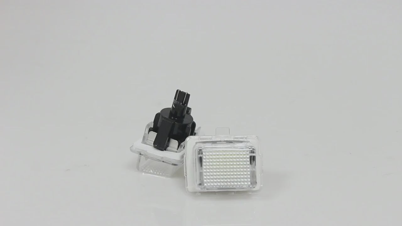 2x LED License Plate Light For Mercedes Benz W204 W212 W221 W222 C207 C117 S550 S600 S63 S65 R231 W222 C216 C/E/S-Class OEM#A2218200856