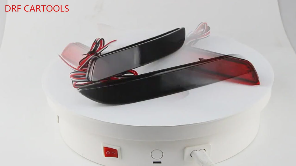 2X SMOKE LENS LED REAR BUMPER REFLECTOR BRAKE LIGHTS FOR  ACURA TSX WAGON HONDA CR-Z ZF1 CR-V INSIGHT HYBRID