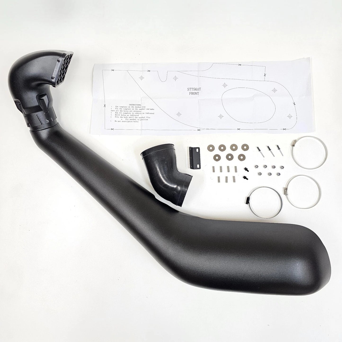 Air Intake Snorkel Kit For 2014-2021 Toyota Tundra Rolling Head V8 Offroad 4x4