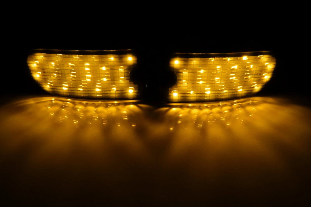 Smoke Len LED Front Bumper Turn Signal Lights For Subaru Impreza 2.5RS 1999-2001 OEM#SU2530104  SU2531104