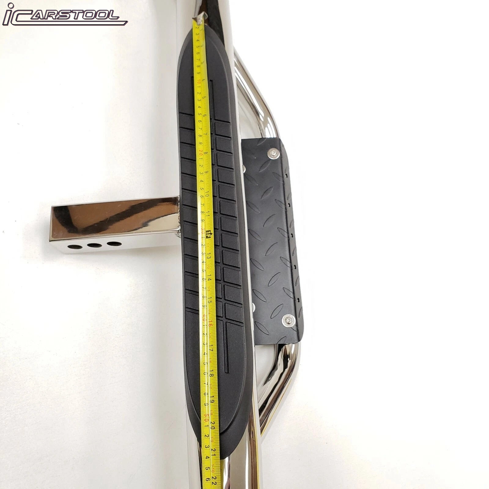 2" Receiver Truck Heavy Duty Steel Tow Hitch Step Bar Guard Drop Step Chrome New