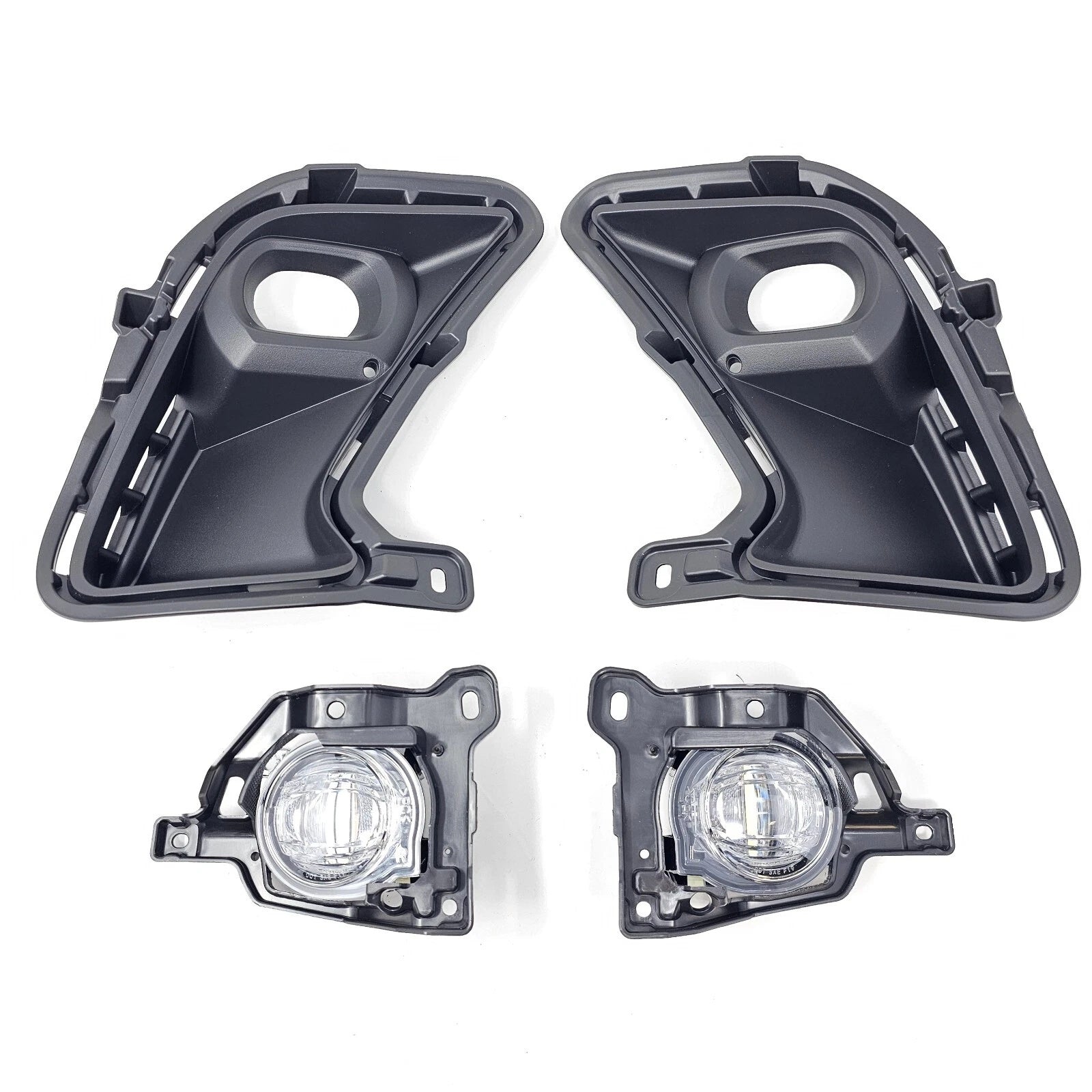 For 2024-2025 Toyota Grand Highlander XLE LIMITED PLATINUM HYBRID LED Dual Color White Yellow Fog Light Kit