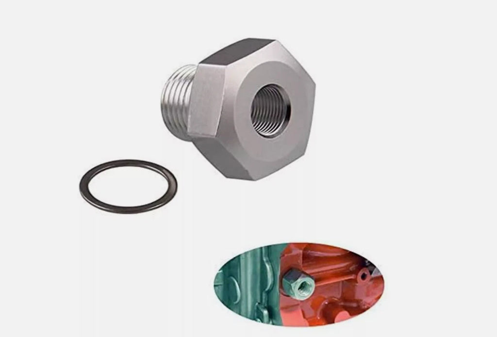 1PC LS Swap Oil Pressure Sensor Adapter M16 1.5 to 1/8 NPT For All GM LS Engines