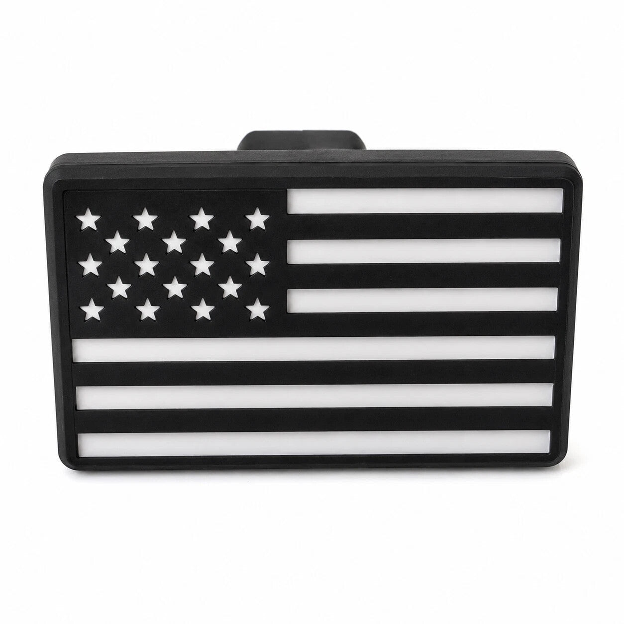 Tow Hitch Brake Sequential Signal Light Cover American Flag Design for 2" Receiver