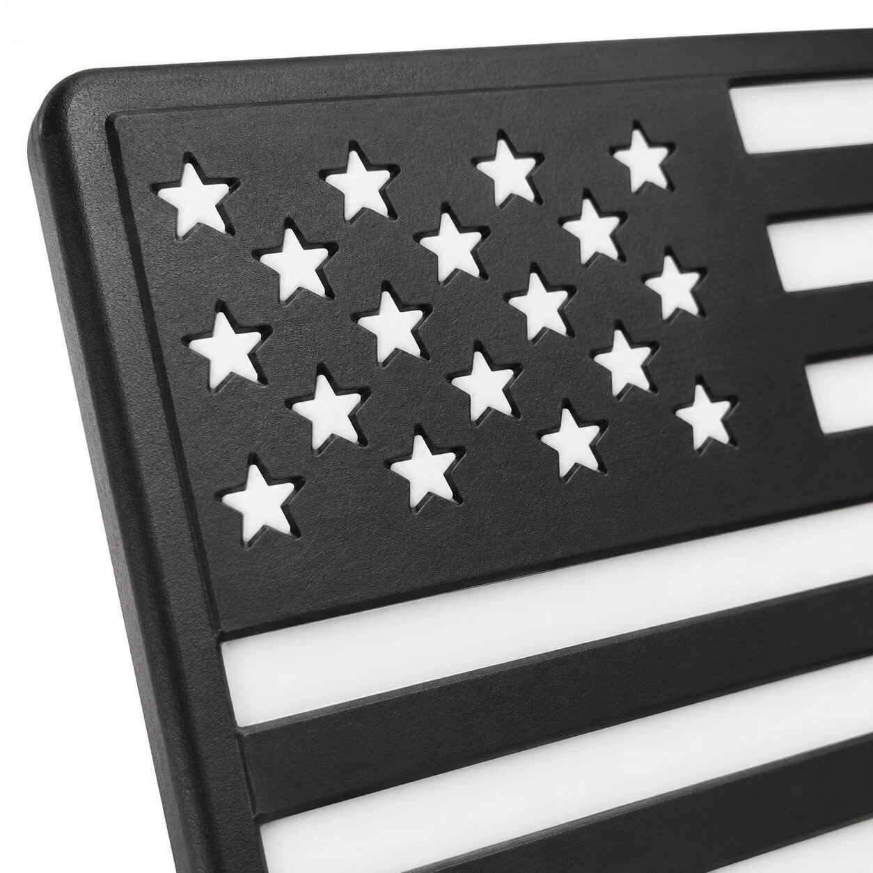 Tow Hitch Brake Sequential Signal Light Cover American Flag Design for 2" Receiver