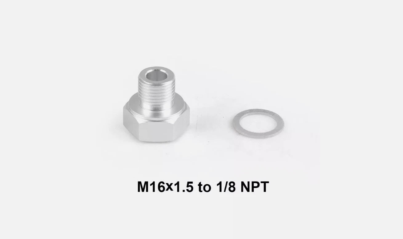 1PC LS Swap Oil Pressure Sensor Adapter M16 1.5 to 1/8 NPT For All GM LS Engines