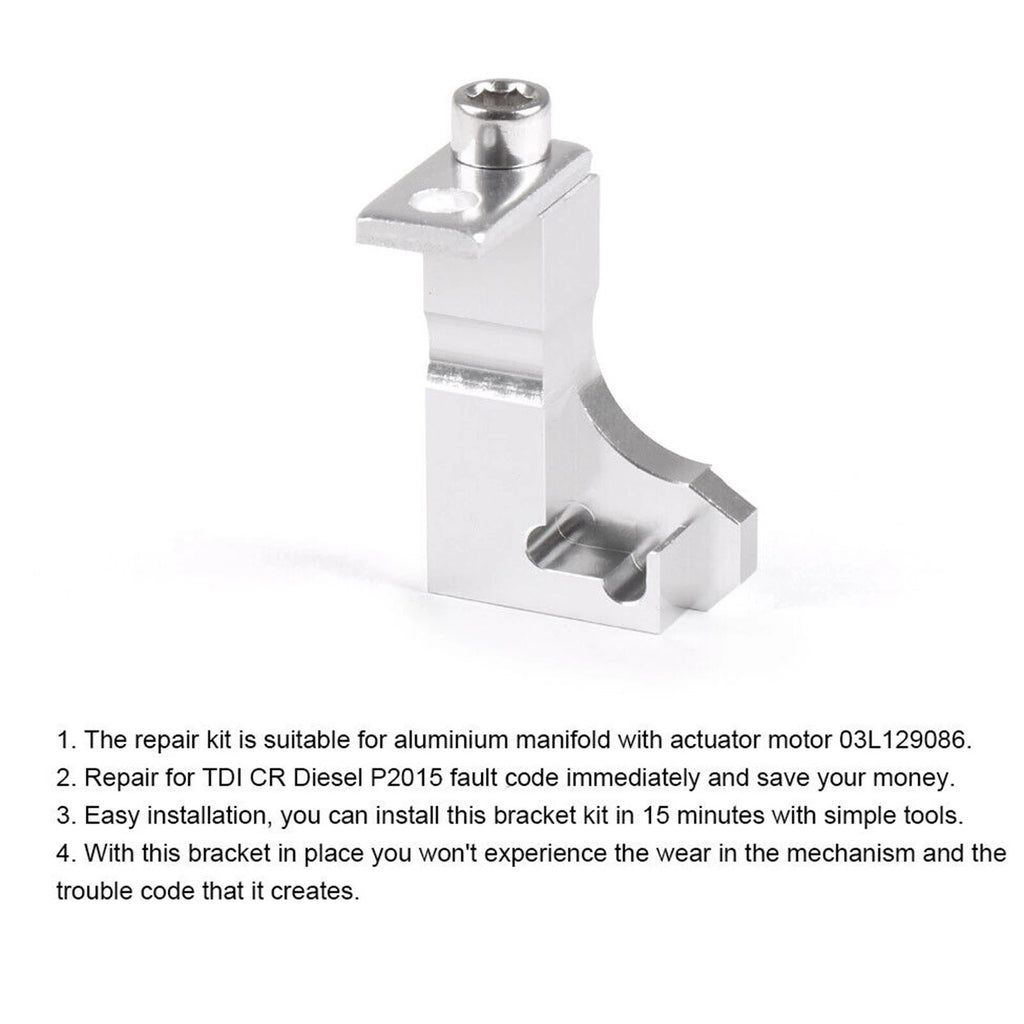 P2015 Code Repair Bracket For Common Rail TDI with Aluminum Manifold 2009-2014