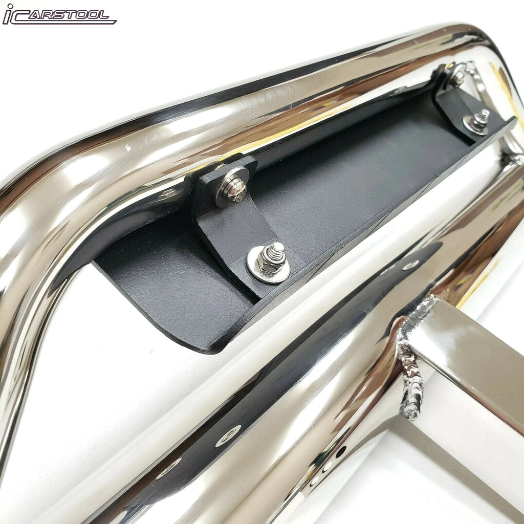 2" Receiver Truck Heavy Duty Steel Tow Hitch Step Bar Guard Drop Step Chrome New