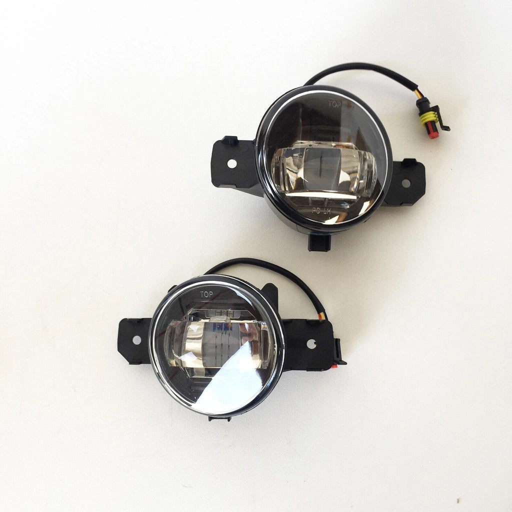 For 2014-2015 Infiniti QX60 2DR Front Bumper Clear Fog Light LED DRL with Wire Switch OEM#261509B91D / 261559B91D, NI2593122 / NI2592122