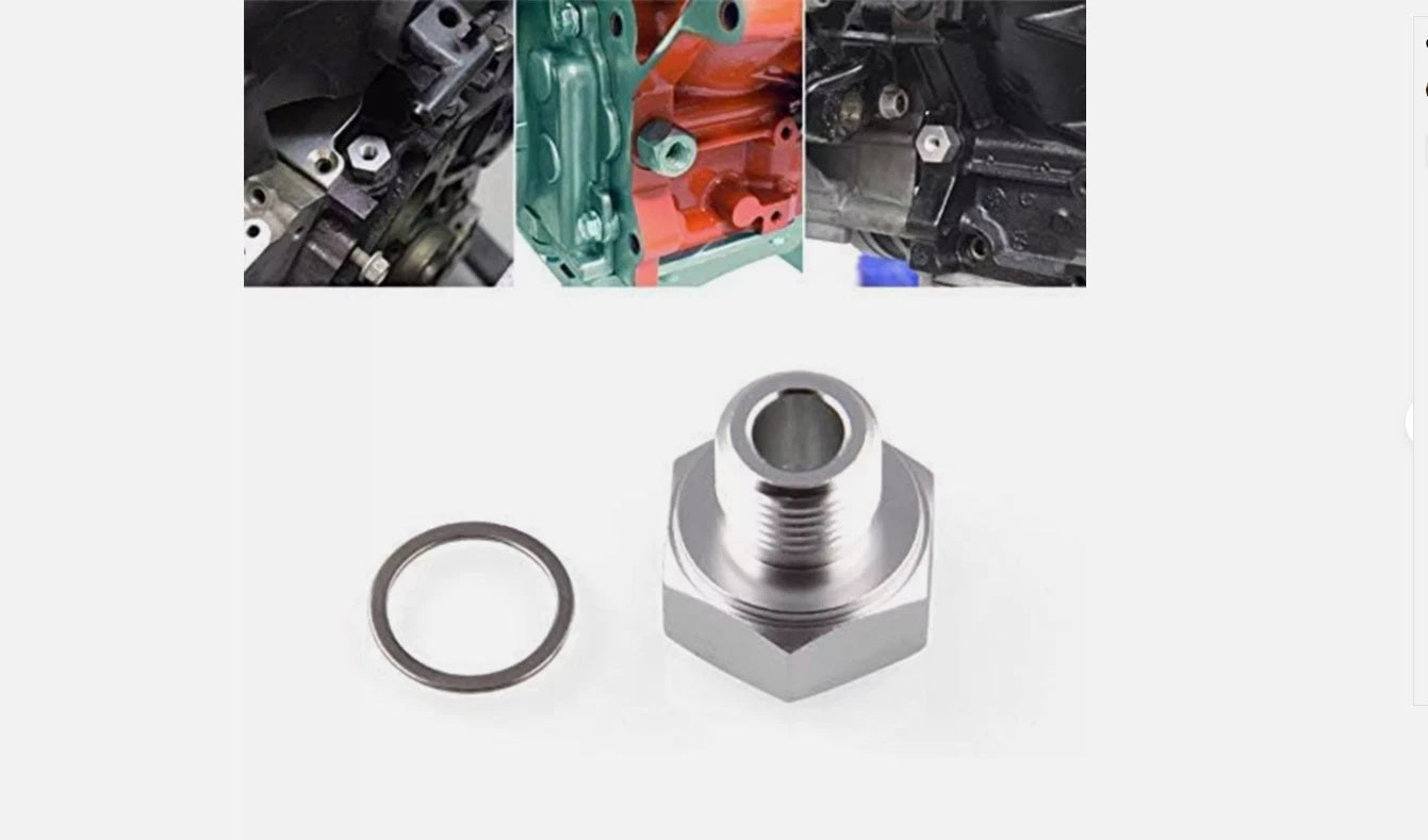 1PC LS Swap Oil Pressure Sensor Adapter M16 1.5 to 1/8 NPT For All GM LS Engines