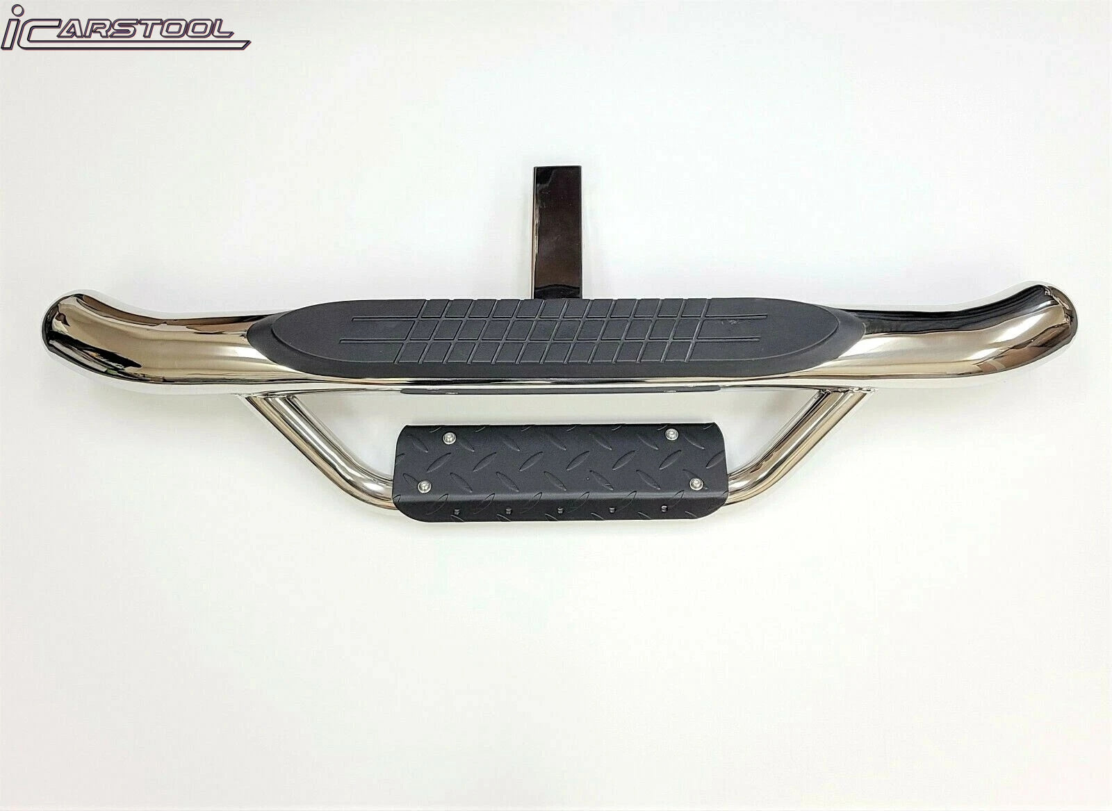 2" Receiver Truck Heavy Duty Steel Tow Hitch Step Bar Guard Drop Step Chrome New