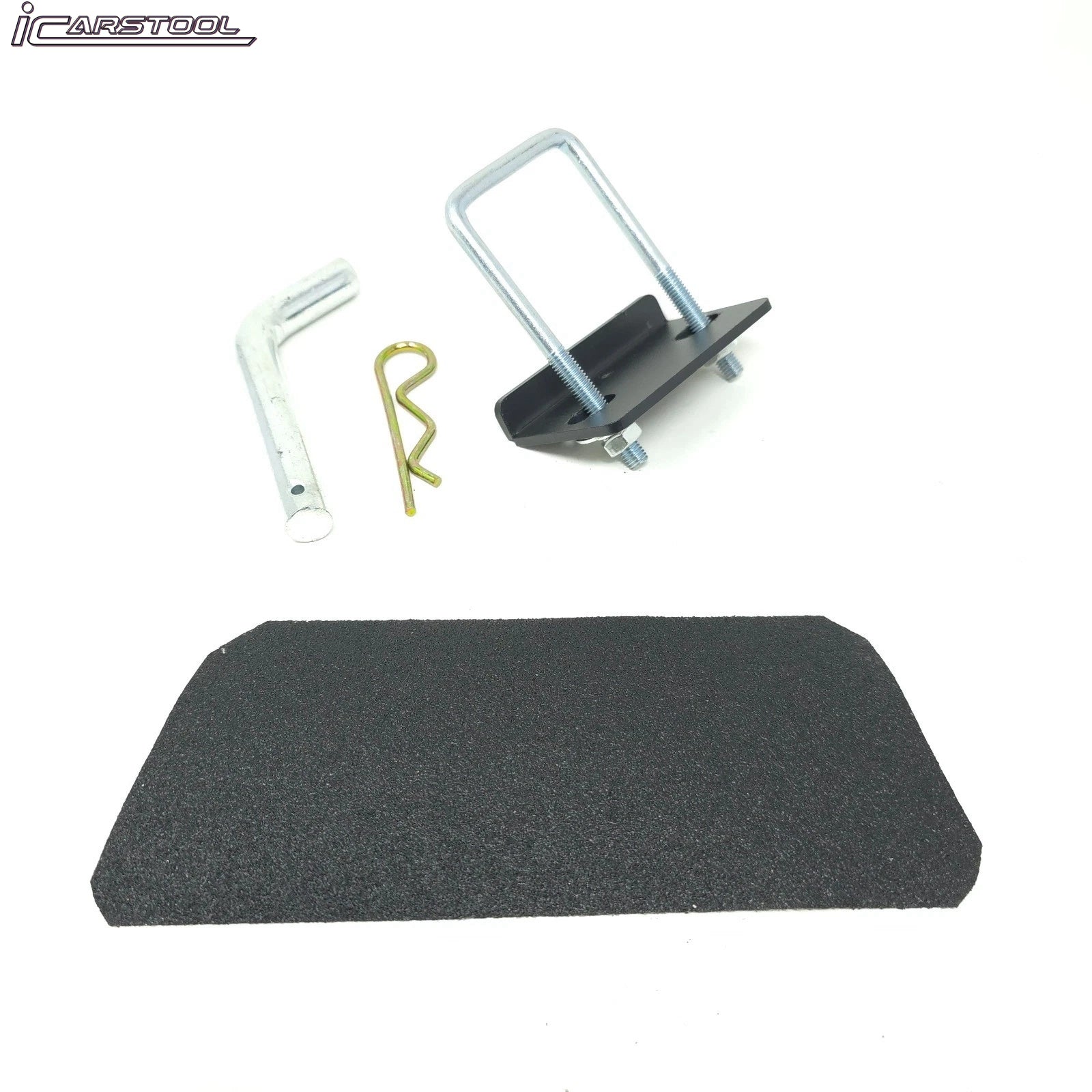 For 2" Receiver Truck Heavy Duty Steel Tow Hitch Step Bar Guard 18" Black Slant ﻿