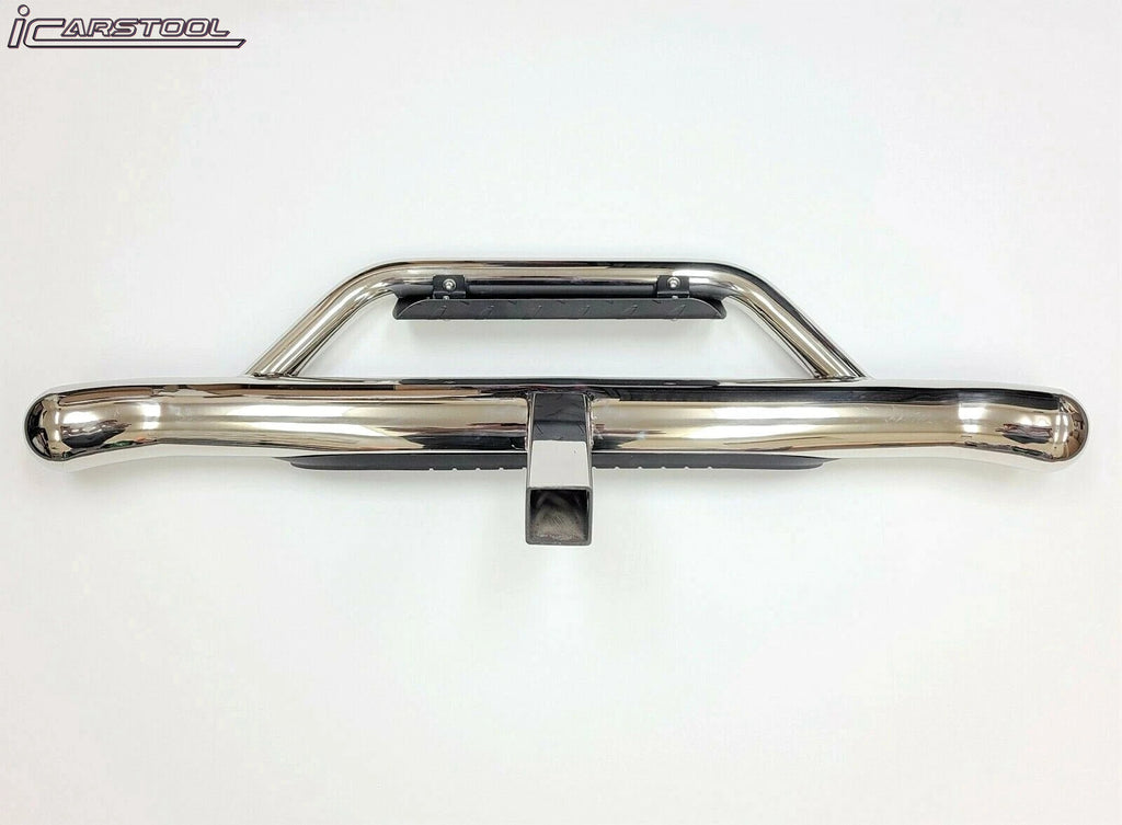 2" Receiver Truck Heavy Duty Steel Tow Hitch Step Bar Guard Drop Step Chrome New