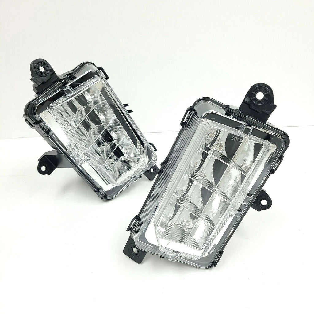 Clear Lens LED Fog Lights Kit For 2021-2023 GMC Yukon / Yukon XL with Switch Wire Bezel OEM# 84513247 / 84513246 / 84739476 / 84739475 GM2593331 / GM2592331 / GM2593335 / GM2592335